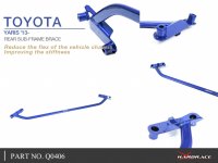 Hardrace Front Subframe Support Brace 2-Point - 13+ Toyota Vios XP150 / 05+ Toyota Yaris / Vitz NCP9#/XP90/XP130/XP150