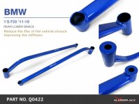 Hardrace Strebe hinten unten 2x 2-Punkt - 11-19 BMW 1er Serie F20/F21