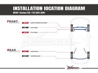Hardrace Strebe hinten unten 2x 2-Punkt - 11-19 BMW 1er Serie F20/F21