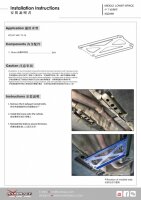 Hardrace Middle Lower Bar 4-Point - 13+ Volvo V40