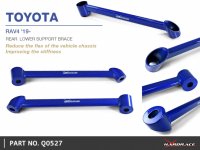 Hardrace Rear Lower Bar 2x 2-Point - 19+ Toyota RAV4 XA50