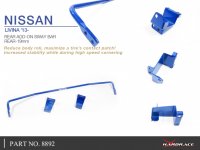 Hardrace Rear Sway Bar 19 mm - 13+ Nissan Livina L11