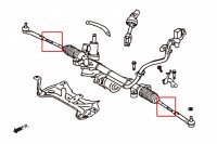 Hardrace Hard Tie Rods (OE Style) - 09-13 Subaru Forester...