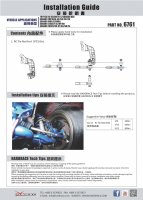 Hardrace Spurstangenköpfe Roll-Center (Upside Down) - 97-18 Subaru Impreza SF/SG/SH/SJ / 92+ Subaru Impreza GC/GD/GE-GR/GF/GG/GJ/GM/GP/VA / 14+ Subaru Levorg / 12-17 Subaru XV GP / Toyota GR86/GT86 / Scion FR-S / Subaru BRZ