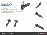 Hardrace Tie Rod End (+25 mm Body Length) - Nissan Silvia 240SX S14/S15 (S15 with HICAS)