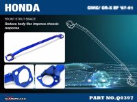 Hardrace Domstrebe vorn oben 2-Punkt - 88-91 Honda Civic / 88-91 Honda CRX