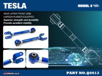 Hardrace Querlenker hinten oben verstellbar (Hartgummi) - 17+ Tesla Model 3