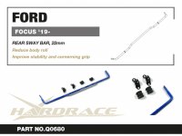 Hardrace Stabilisator hinten 19 mm - 18+ Ford Forcus MK4...