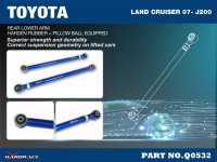 Hardrace Rear Lower Control Arm adjustable (Pillow Ball/Harden Rubber) (0"-4") - 07+ Lexus LX J200 / 07+ Toyota Land Cruiser J200