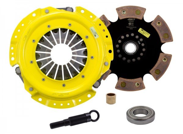 ACT Clutch Set XT/Race Disc (6-Pad Rigid) - 74-83 Nissan 280ZX / 75-79 Nissan 620 / 85-86 Nissan 720 / 89-93 Nissan Axxess / 81-84 Nissan Maxima / 89-99 Nissan Silvia 240SX S13/S14