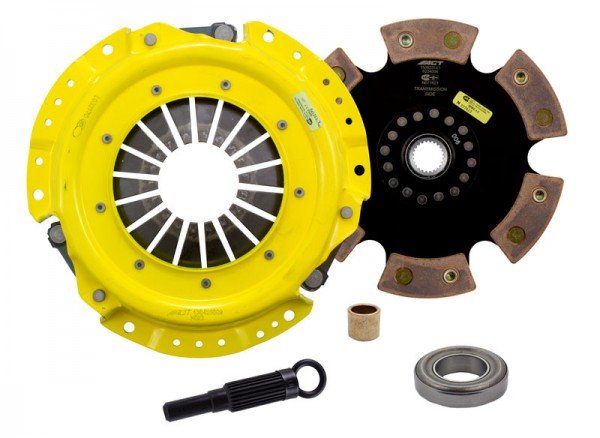 ACT Clutch Set HD/Race Disc (6-Pad Rigid) - 74-83 Nissan 280ZX / 75-79 Nissan 620 / 85-86 Nissan 720 / 89-93 Nissan Axxess / 81-84 Nissan Maxima / 89-99 Nissan Silvia 240SX S13/S14