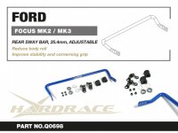 Hardrace Rear Sway Bar 25.4 mm - Ford Forcus MK2/MK3 /...
