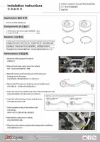 Hardrace Front Lower Arm Bushings (Front Side + 1° Caster + Offset Function) (Pillow Ball) - 19+ BMW Z4 G29 / 19+ Toyota Supra J29/A90