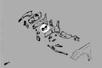 Hardrace Reinforced Engine Mount Set - Ford Focus MK2 ST/RS