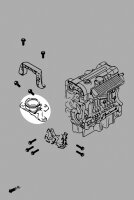 Hardrace verstärkte Motorhalter Set - Ford Focus MK2 ST/RS