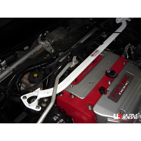 Ultra Racing Front Upper Strut Bar 2-Point - 02-07 Honda Accord Euro R (CL7) 2.0 (2WD)