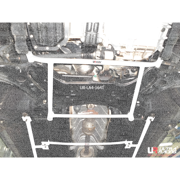 Ultra Racing Front Lower Bar 4-Point - 11-18 Hyundai Accent (RB) 1.6D / 11-15 Hyundai Avante/Elantra (MD) 1.6D / 12-17 Hyundai I30 (GD) 1.6(D) / 06-13 Kia Carens (RP) 1.7D / 14-18 Kia Cerato/Forte K3 YD 1.6 GDI (Sedan) / 11-17 Kia Pride/Rio (UB) 1.6
