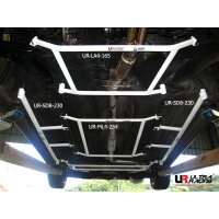 Ultra Racing Middle Lower Bars 4-Point - 94-00 Mitsubishi FTO 2.0 (6A12 MIVEC) (2WD)