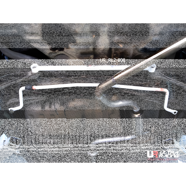 Ultra Racing Rear Lower Bar 2-Point - 96-03 Honda City (3A2/3A3/SX-8) 1.3/1.5 (2WD) / 85-94 Mazda Astina (323 BF) 1.6 (2WD)