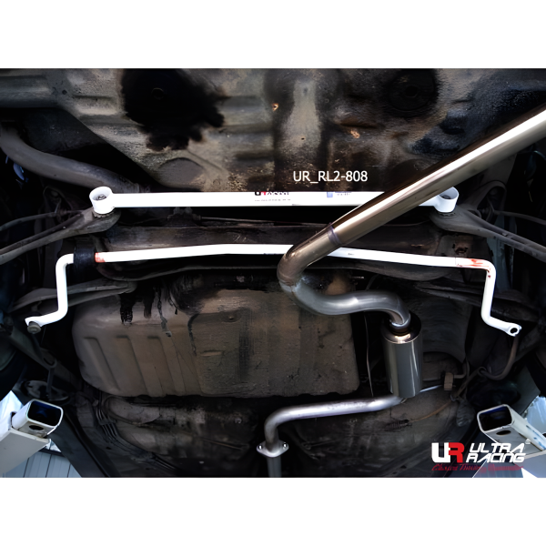 Ultra Racing Rear Lower Bar 2-Point - 96-03 Honda City (3A2/3A3/SX-8) 1.3/1.5 (2WD) / 85-94 Mazda Astina (323 BF) 1.6 (2WD)