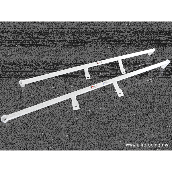 Ultra Racing seitliche Unterbodenstreben 2x 4-Punkt - 07-17 Mitsubishi Lancer Sportback 2.4 (2WD) / 10-15 Proton Inspira 1.8/2.0