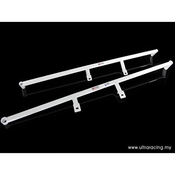 Ultra Racing seitliche Unterbodenstreben 2x 4-Punkt - 07-17 Mitsubishi Lancer Sportback 2.4 (2WD) / 10-15 Proton Inspira 1.8/2.0