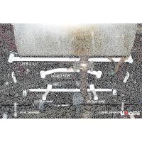 Ultra Racing Rear Lower Bar 2x 2-Point - 06-12 Mitsubishi ASX 2.0 (2WD) / 07-17 Mitsubishi Lancer Fortis/Sport Back 1.8/2.4 (2WD) / 07-13 Mitsubishi Outlander 2.0 (2WD)