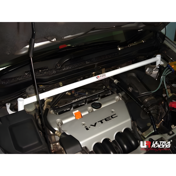Ultra Racing Front Upper Strut Bar 2-Point - 00-06 Honda Stream (RN1/5) 2.0 (2WD/4WD)