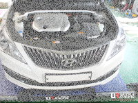 Ultra Racing Front Upper Strut Bar 2-Point - 12-17 Hyundai Grandeur (HG) 2.4 (2WD) / 10-14 Hyundai Sonata I45 (YF) 2.0/2.4 (2WD)