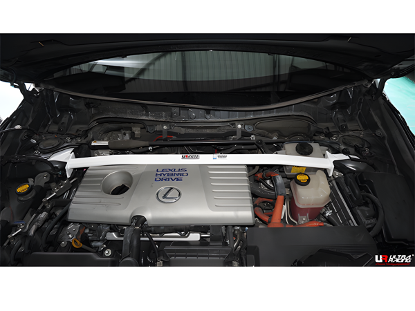 Ultra Racing Front Upper Strut Bar 2-Point - 11+ Lexus CT200H (A10) 1.8 (Hybrid) (2WD) (RHD Model)