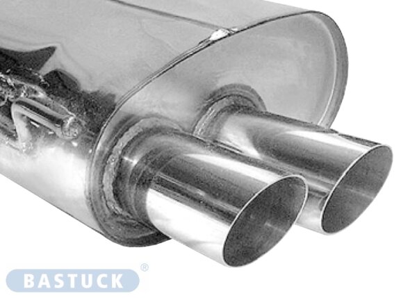 Double Tailpipe 2x Ø 76 mm