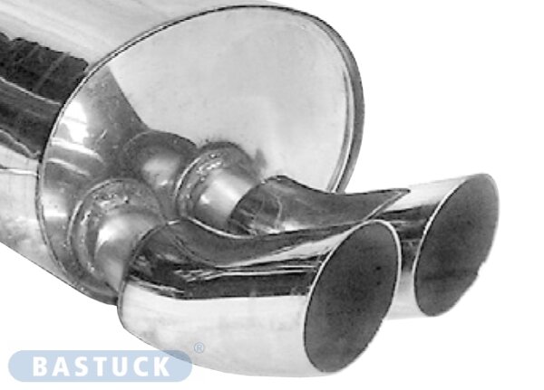 Double Tailpipe LH 2x Ø 76 mm DTM