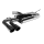 Double Tailpipe LH 2x Ø 76 mm 20° angled cut - 3-Door/ Sportback