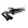 Double Tailpipe LH 2x Ø 76 mm 20° angled cut - 3-Door/ Sportback