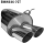 Double Tailpipe 2x Ø 76 mm