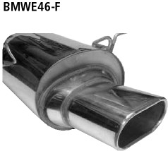 Double Tailpipe Flat 135 x 75 mm