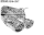 Double Tailpipe oval 2x 89 x 77 mm