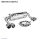 Double Tailpipe LH+RH 2x Ø 85 mm Carbon with exhaust flap