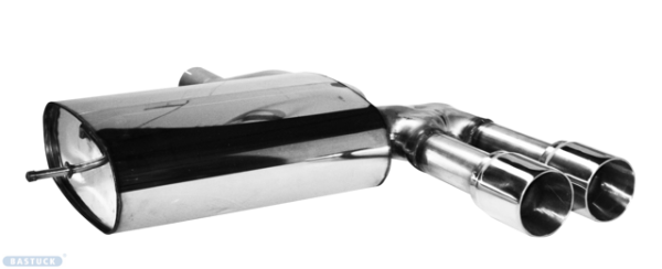 Double Tailpipe central 2x Ø 85 mm