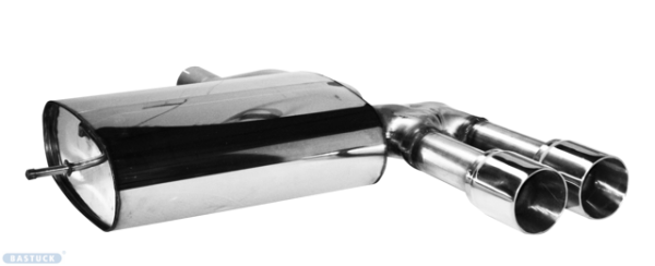 Double Tailpipe central 2x Ø 85 mm