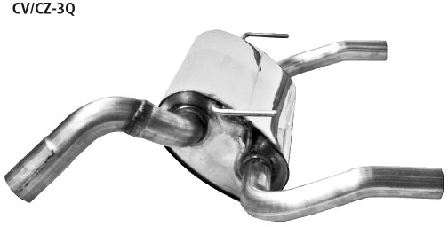 Endschalldämpfer LH+RH