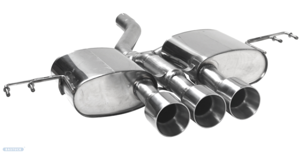 3x Ø 100 mm central w/o exhaust flap