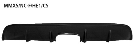 für Doppel-Endrohr mittig - Carbon Style