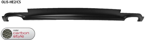 für 2x Doppel-Endrohr - Carbon Style