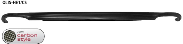 für 2x Doppel-Endrohr - Carbon Style