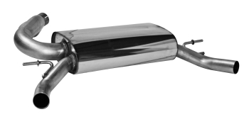 Einzel-Endrohr 2x Ø 54 mm