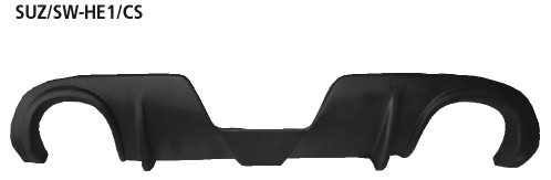 für 2x Einfach-Endrohr LH+RH Carbon-Style - 2005-2008