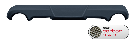 for 2x Single Tailpipe - Carbon-Style