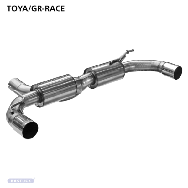 Einfach-Endrohr LH+RH 1x Ø 76 mm