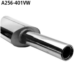 Einfach-Endrohr 1x Ø 90 mm